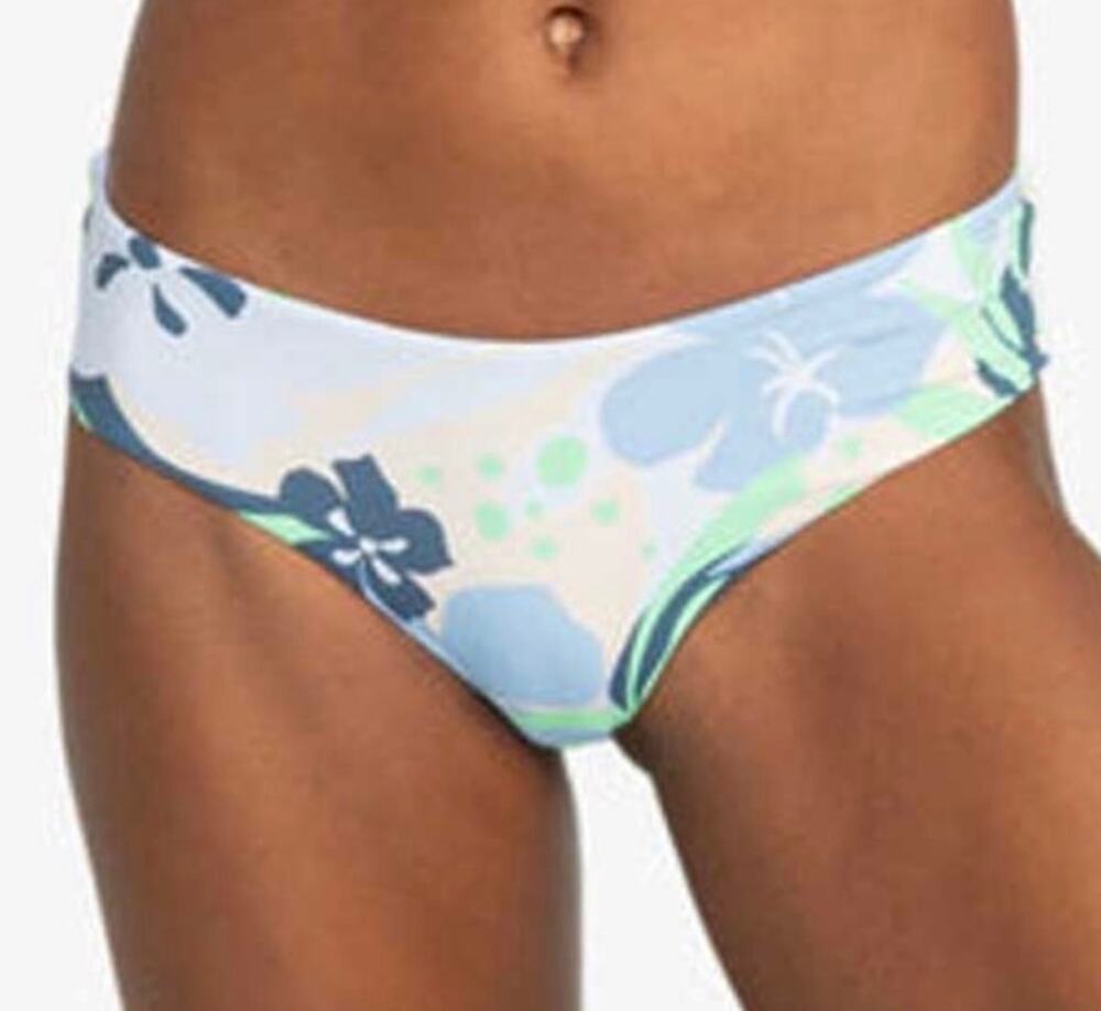 Roxy Vintage Indigo Cheeky Coverage Bikini Bottom XXL NWT